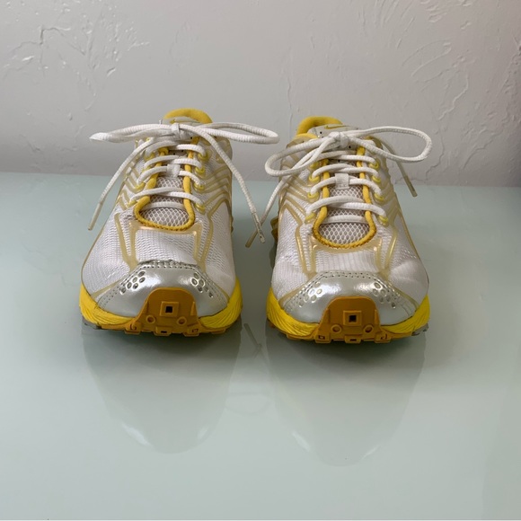 Nike Zoom Air Vapor series running iridescent trim sneaker white yellow SZ 7 EUC - Picture 14 of 16